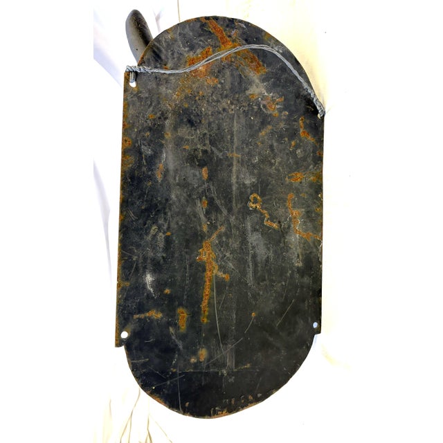 Antique French Life Size Heavy Cast Iron Horse Head Wall Mount Plaque Indoor/ Outdoor For Sale - Image 16 of 18