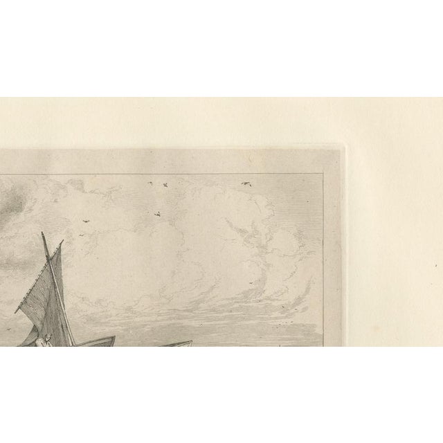 E.W. Cooke, Great Yarmouth Fishing Boats, 1828, Etching For Sale - Image 10 of 12