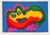 Lithograph in colors on Arches wove paper. Hand signed and dated lower right by Karel Appel. Hand numbered 72/100 lower...