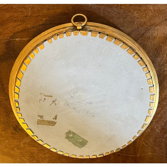 Early 19th Century Antique Early 19th Century Sevres Bisque Jasperware Portrait Plaque of Napoleon Bonaparte and Empress Josephine in Gilt Ormolu Frame For Sale - Image 5 of 9