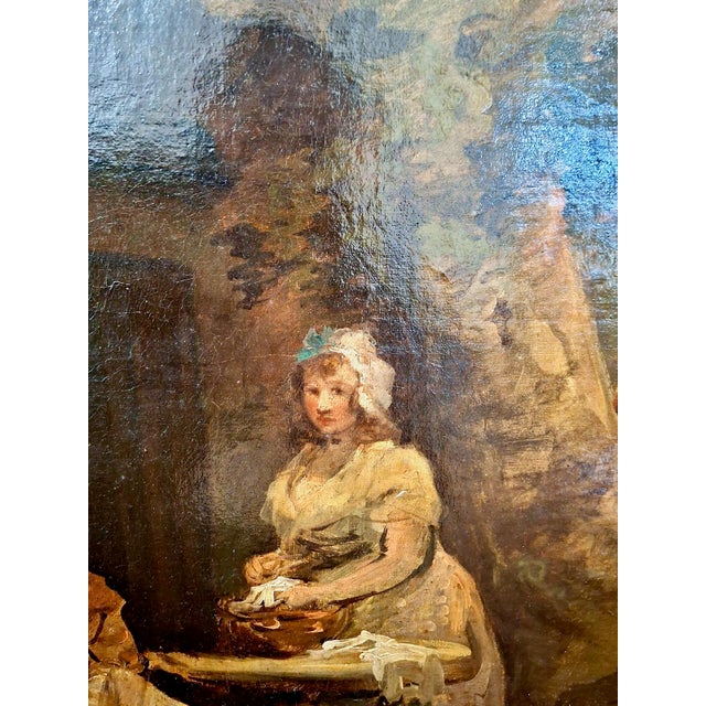 A Late 18th-Century Rural Family Scene, Attributed to George Morland (1763–1804) For Sale - Image 10 of 13