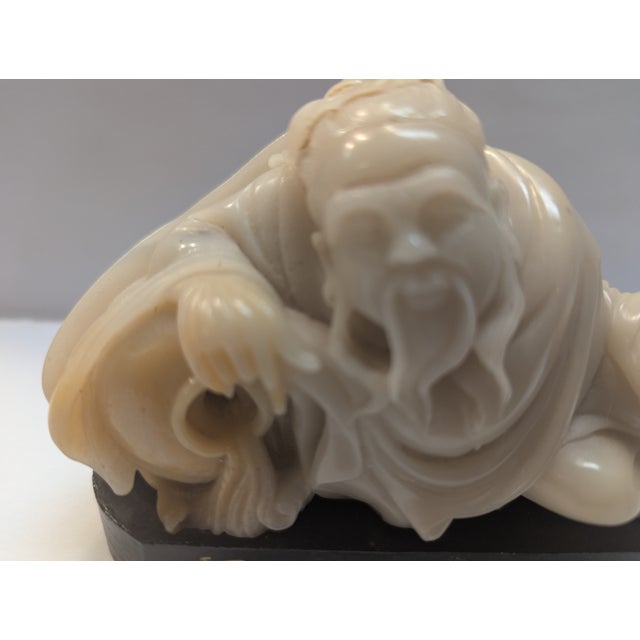 1980s Jade Statue For Sale - Image 5 of 7