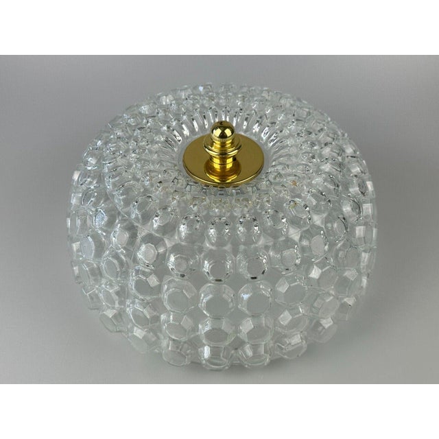 Space Age Ceiling Lamp from Glashütte Limburg Germany, 1970s For Sale - Image 4 of 18