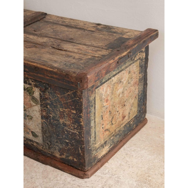 Swedish Chest in Pine, 1700s For Sale - Image 6 of 8