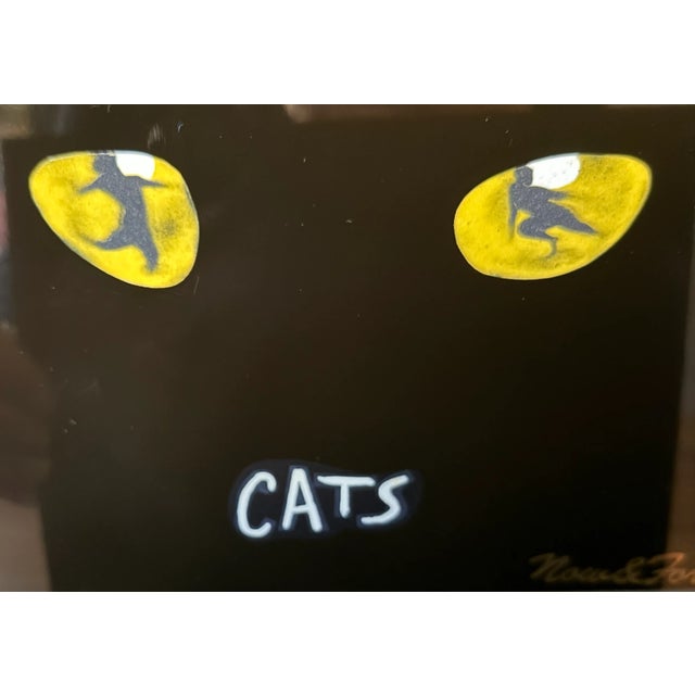 Mid-Century Modern Mid 20th Century Couroc "Cats" the Musical Bar/Serving Tray For Sale - Image 3 of 10