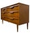 Bassett Vintage Mid Century Modern 6-Drawer Dresser by Bassett Furniture, Tapered Legs, Dovetail Construction For Sale - Image 4 of 8
