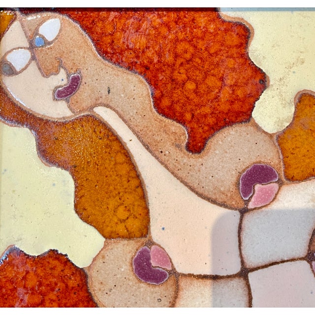 Folk Art 1990s "Quattro Femmes" Mosaic Sculpture by Guillermo Wagner Granizo For Sale - Image 3 of 6