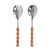 Bamboozled Faux Bamboo Salad Serving Spoons - Set of 2 For Sale - Image 4 of 4