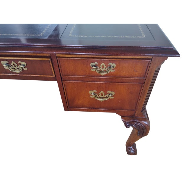 1980s Hekman Writing Desk For Sale - Image 13 of 13