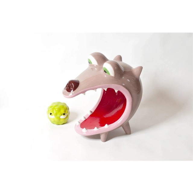 This piece is part of a limited edition of 50 handcraft ceramic sculptures from the collection the Pop Will Eat...
