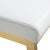 Parma White Vegan Leather & Gold Steel Counter Stools - Set of 2 For Sale In Los Angeles - Image 6 of 11