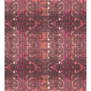 Nicolette Mayer through The House of Scalamandré Dapper Wallcovering, Rococco For Sale