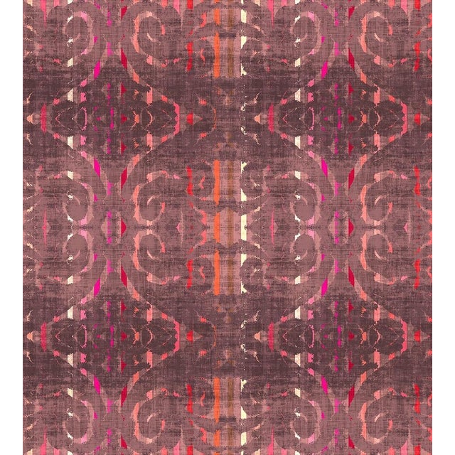 Nicolette Mayer through The House of Scalamandré Dapper Wallcovering, Rococco For Sale