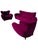 Textile 3-Seater Sofa and Armchairs in Velvet attributed to Guglielmo Ulrich, 1950s, Set of 3 For Sale - Image 7 of 15