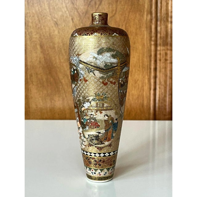 Japanese Seikozan Satsuma Vase For Sale - Image 11 of 13
