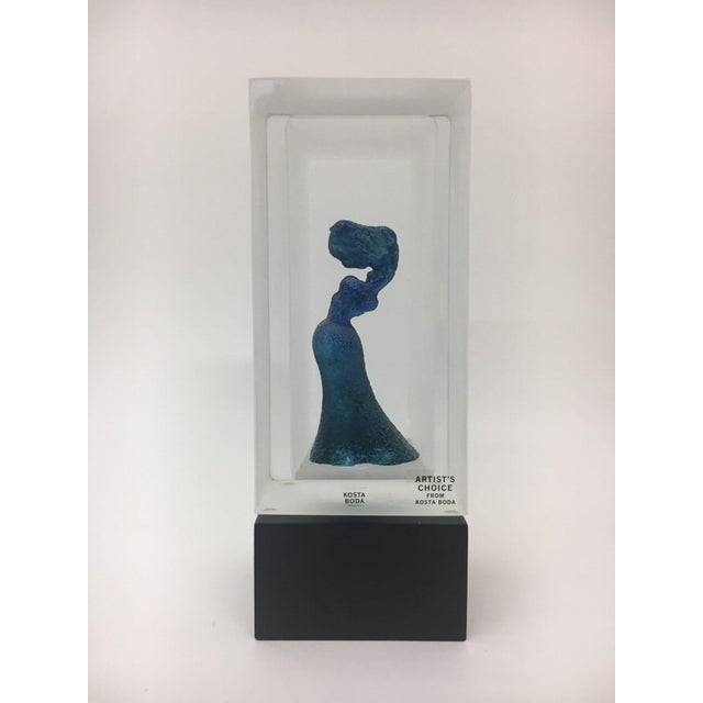 Kjell Engman for Kosta Boda ‘Snapshot’ sculpture Women in the wind , 1990’s For Sale - Image 10 of 15