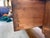Antique Arts and Crafts Oak Library Desk Writing Table Wirh Shelf Mission Style For Sale - Image 11 of 18