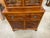 Vintage Geogre II Styl Bured Wood Yew Wood 2 Part Bookcase and Secretary Desk For Sale - Image 11 of 18