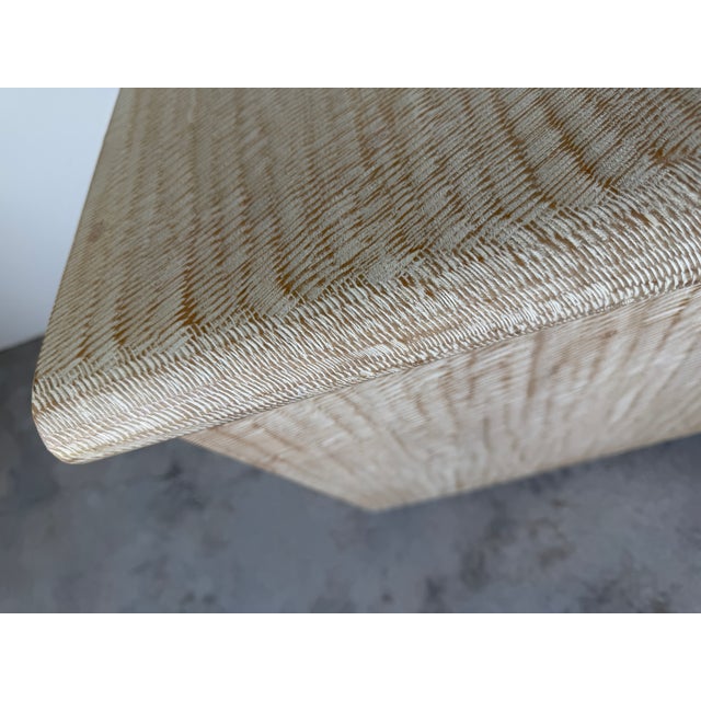 Pair of Organic Hand Carved Wood Nightstands For Sale - Image 17 of 18