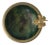 Italian Alabaster Marble and Brass Ashtray or Jewelry Dish, Mid-20th Century For Sale