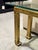 Vintage Mastercraft Attributed Mid-Century Modern Brass and Glass Rectangular Console Table For Sale In New York - Image 6 of 8
