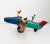 Ceramic Vintage Mexican Folk Art Acrobats on Airplane, Mid 20th Century For Sale - Image 7 of 10