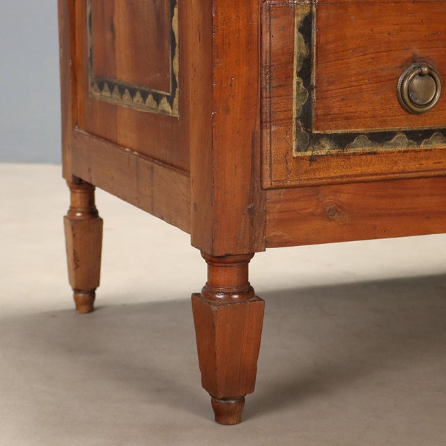 Italian Walnut Chest of Drawers, Italy, 1800s For Sale - Image 6 of 10