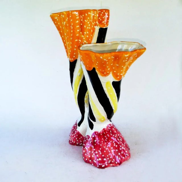 Mid-Century Italian Ceramic Vase from Guerrieri, 1965 For Sale - Image 6 of 7