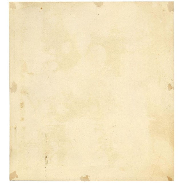 Circle of Frederick Cayley Robinson, Symbolist Set Design, 1910s, Gouache Painting For Sale - Image 3 of 5