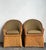 Vintage Woven Rattan Lounge Chairs - A Pair For Sale - Image 12 of 12