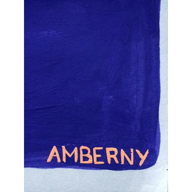 Aurore Amberny, L'océan des tempêtes, 2021, Gouache | Chairish