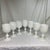 Glass 1930s French Portieux Vallerysthal White Opaline Water Goblets 6.5” - Set of 7 For Sale - Image 7 of 9