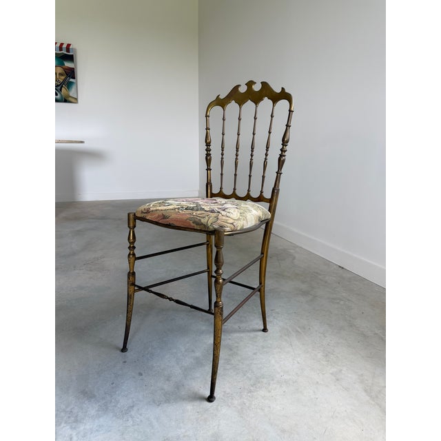 Chiavari Brass Chiavari Chairs, Italy, 1960s, Fratelli Levaggi/Guiseppe Gaetano Descalzi For Sale - Image 4 of 11