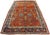 Early 20th Century Antique North West Persian Carpet, Handmade Rust Red, Navy, Wool, Allover Design For Sale - Image 5 of 6