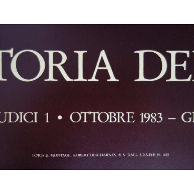 I Dali d’Oro Poster after Salvador Dali For Sale - Image 8 of 9