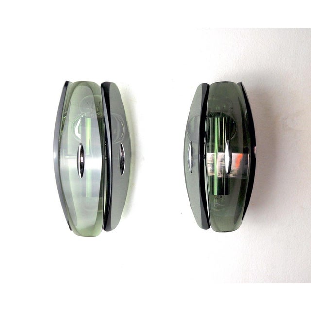 Plastic Bakelite Sconces from Veca, Italy, 1970s, Set of 2 For Sale - Image 7 of 10