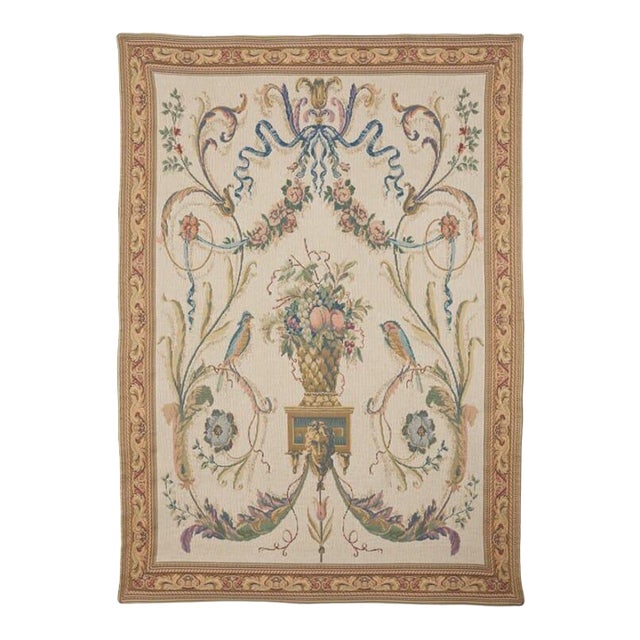 Renaissance Birds Tapestry - 165 X 120 Cm (5'5" X 3'11") - Requires Rod Size 3 For Sale