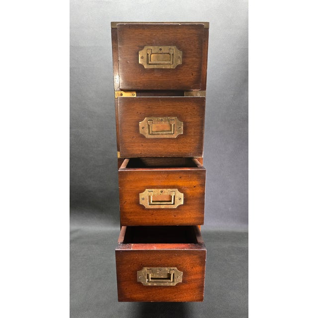 This Victorian apothecary cabinet or campaign chest has four drawers, perfect for fitting a little extra storage into a...
