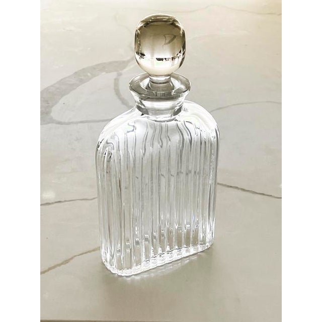 Contemporary 1990s Heavy Crystal Decanter For Sale - Image 3 of 11
