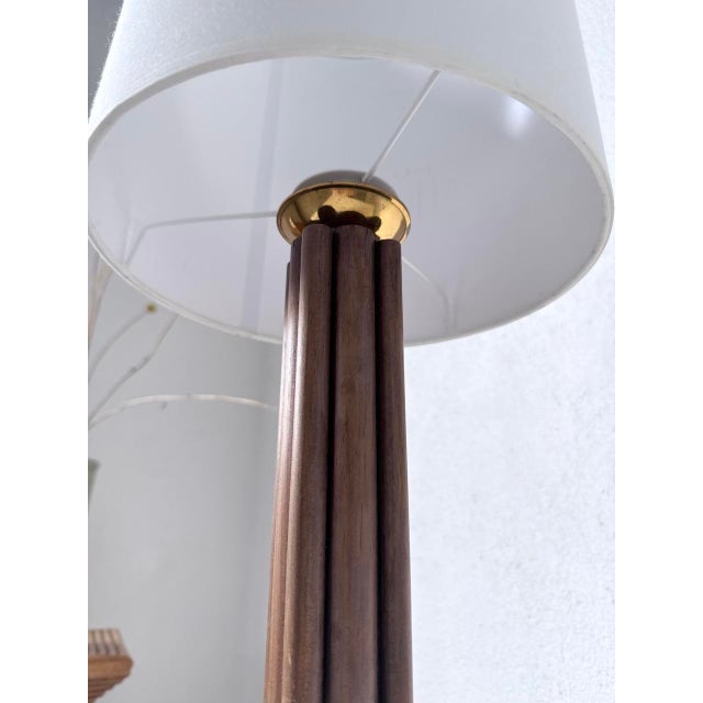 Vintage Art Deco Oak Desk Lamp, 1940s For Sale - Image 13 of 18