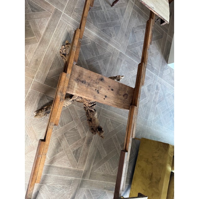 French Oak Hunting Centre Table, 1850s For Sale - Image 16 of 18