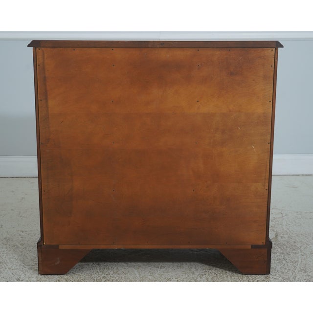 Henkel Harris Mahogany Bachelor Chest W. Pull Out Slide For Sale - Image 16 of 17