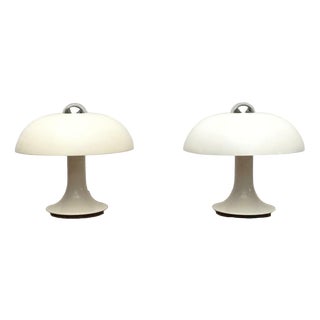 Mid-Century Space Age German Mushroom Table Lamp from Kontakt-Werkstätten / Staff, 1960s, Set of 2 For Sale