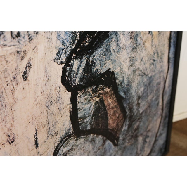 Picasso "The Blue Nude" Textured Vintage Giclée in Floater Frame For Sale - Image 6 of 14