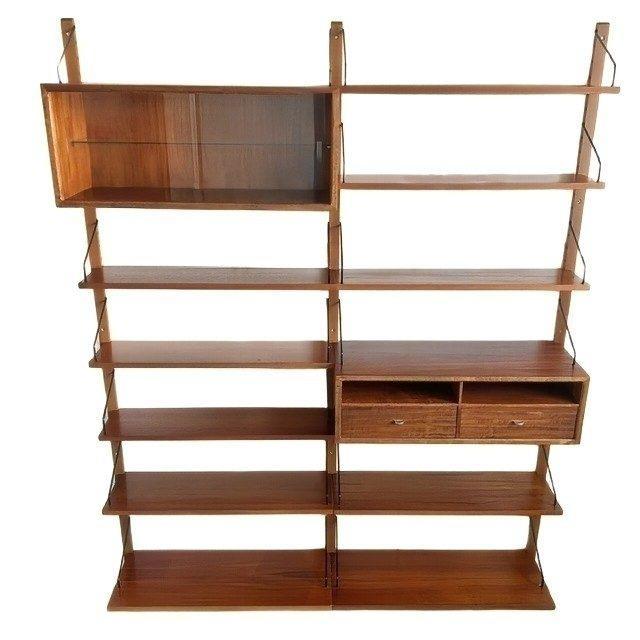 Mid-Century Danish Royal Wall Unit by Poul Cadovius, 1950s For Sale - Image 13 of 13