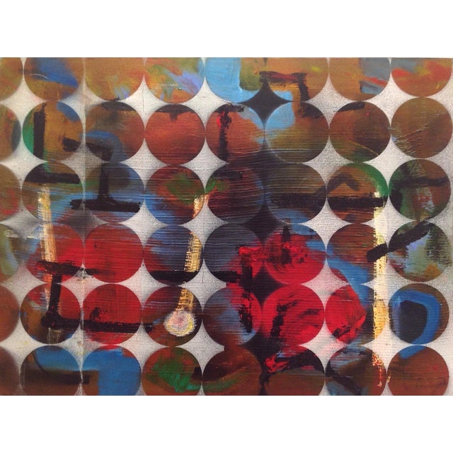 Early 21st Century Peter Rossiter Abacus: Mixed Media Contemporary Painting by Peter Rossiter 2015 For Sale - Image 5 of 5