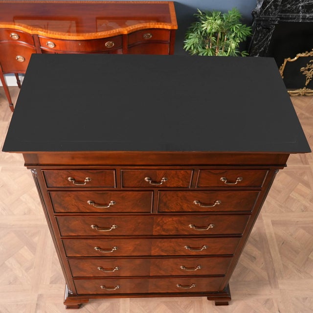 Chippendale Mahogany Tall Chest by Niagara Furniture For Sale - Image 11 of 14