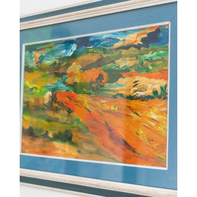 Italian Artist, Landscape Motif, 1960s, Oil Painting, Framed For Sale - Image 5 of 12