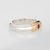 Modern 70s Ilias Lalaounis Ring Ruby Stacking Band Sterling Silver 18k Gold Signed, Size 5 For Sale - Image 3 of 7