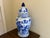 Chinoiserie Monumental Blue and White Chinoiserie Porcelain Ginger Jar For Sale - Image 3 of 12